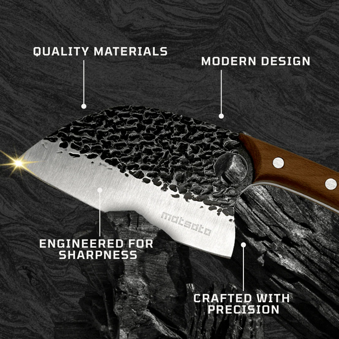 Matsato 6" Meat Cleaver Knife - Image 3